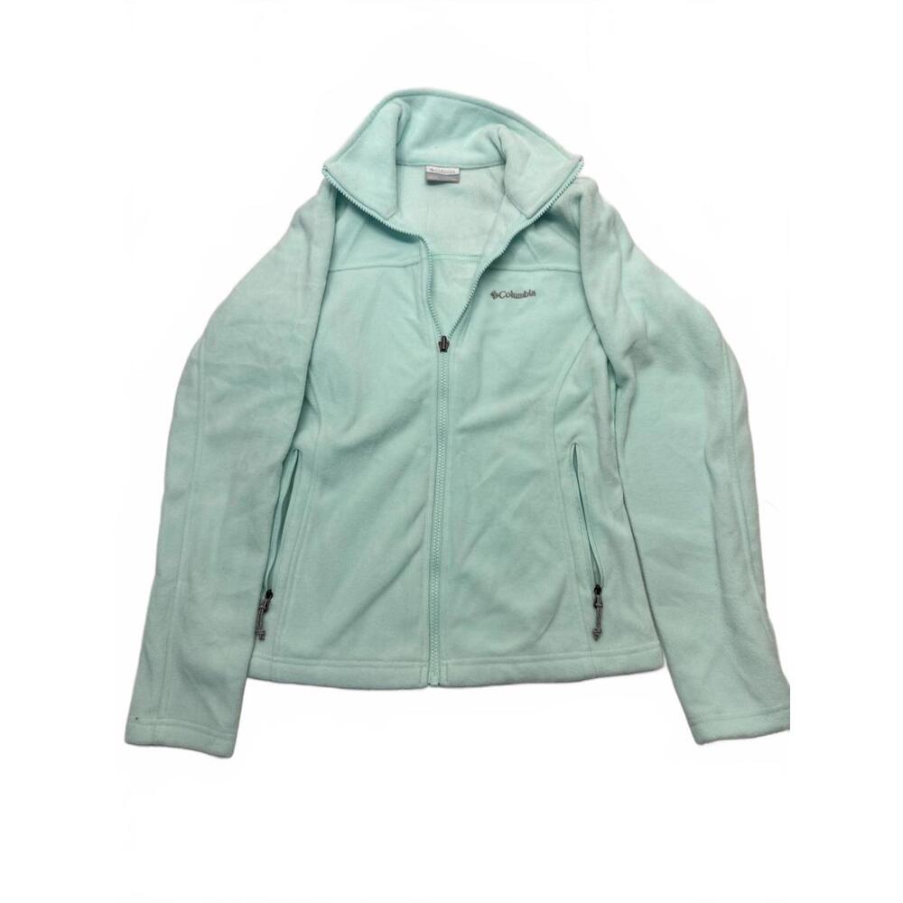Columbia Women's Light Blue Fleece Jacket XS